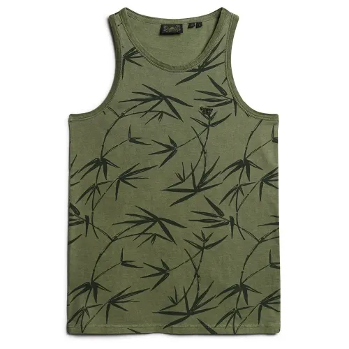 슈퍼드라이 빈티지 Overdye Printed 민소매 티셔츠 140964681