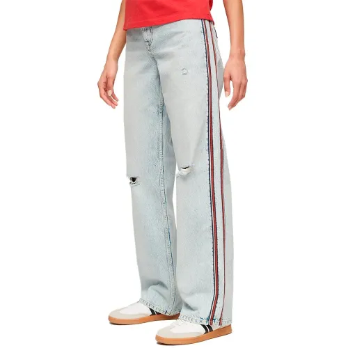 슈퍼드라이 Wide Double Tape 청바지 140964693