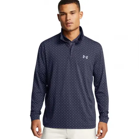 언더아머 GOLF Playoff Printed 하프 지퍼 스웨터 141022269