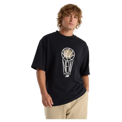 뉴발란스 Hoops 그래픽 반팔 티셔츠 141043037