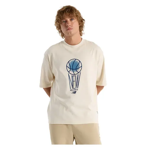 뉴발란스 Hoops 그래픽 반팔 티셔츠 141043038