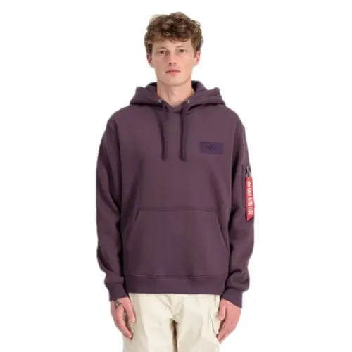 알파 인더스트리 Back Print Rainbow Refl Print 후드티 141044988