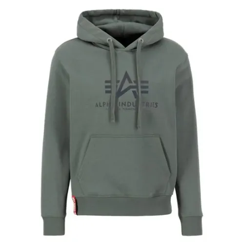 알파 인더스트리 Basic Rainbow Ref Print 후드티 141045023