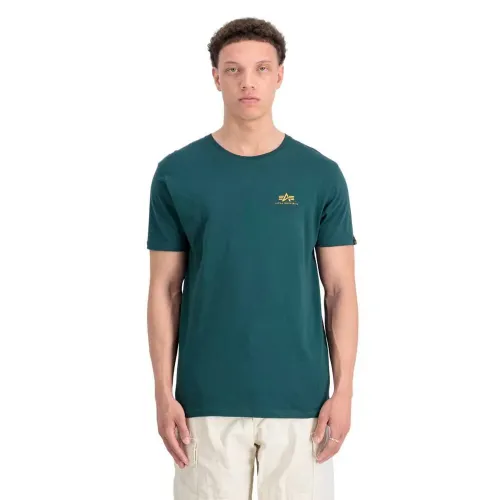 알파 인더스트리 Basic Small Logo 반팔 티셔츠 141045060