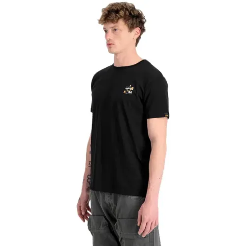 알파 인더스트리 Camo Logo Puff Print Bp T 반팔 티셔츠 141045086