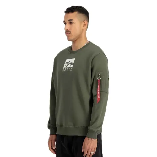 알파 인더스트리 Satin Logo 스웨터 141045358