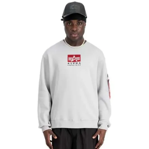 알파 인더스트리 Satin Logo 스웨터 141045359