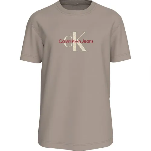 캘빈클라인 Distressed Monologo 반팔 티셔츠 141052108