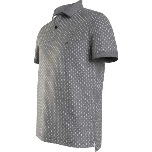 타미힐피거 Micro Print 반팔 폴로 셔츠 141069079