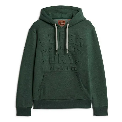 슈퍼드라이 Em보스ed 로고 Graphic 후드티 141110332