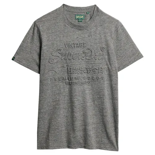 슈퍼드라이 Em보스ed Vl Graphic 반팔 티셔츠 141110348