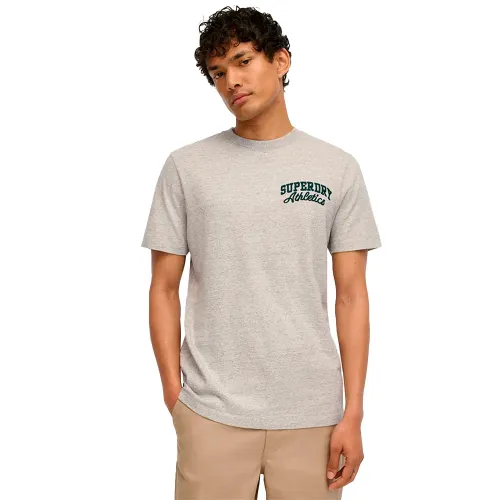 슈퍼드라이 Embroidered Superstate 로고 반팔 티셔츠 141110357