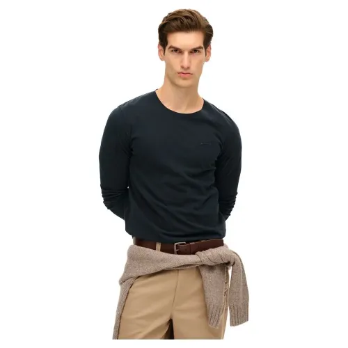 슈퍼드라이 Essential 로고 긴팔 티셔츠 141110448