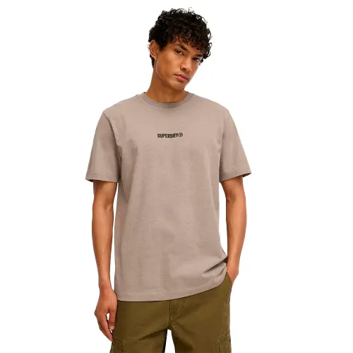 슈퍼드라이 Micro 로고 Graphic Loose 반팔 티셔츠 141110677