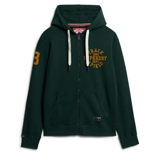 슈퍼드라이 Track & Field Graphic 풀지퍼 스웨터 141110978