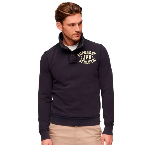 슈퍼드라이 빈티지 Athletic Henley 스웨터 141111030