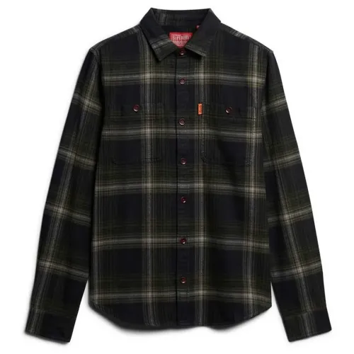 슈퍼드라이 빈티지 Check 오버셔츠 141111056