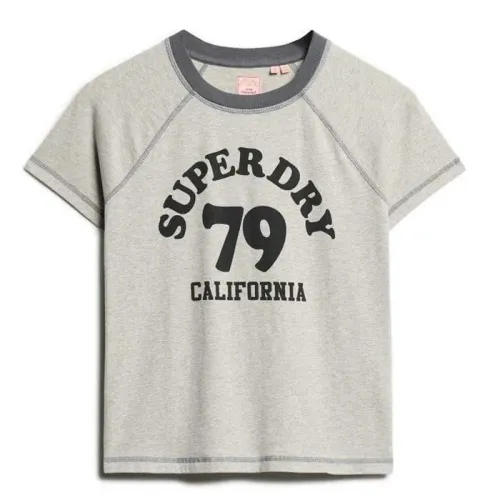 슈퍼드라이 Athletic Raglan 그래픽 반팔 티셔츠 141112966