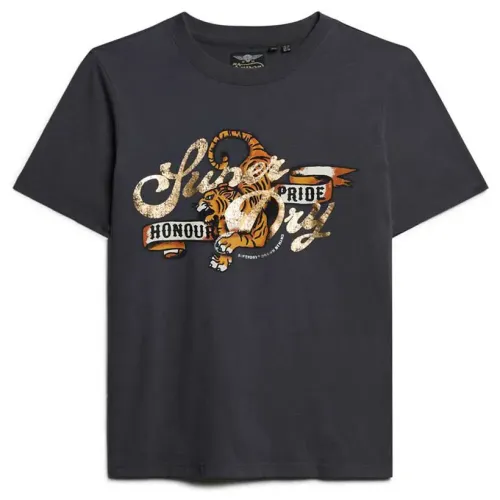 슈퍼드라이 Tattoo Script Relaxed 반팔 티셔츠 141113186