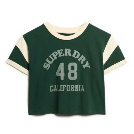 슈퍼드라이 애슬레틱 그래픽 링거 반팔 티셔츠 141116925