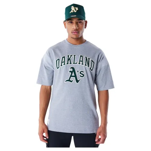 뉴에라 MLB Rib Infill Oakland Athletics 반팔 티셔츠 141118858