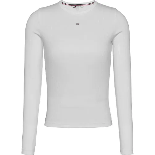 타미힐피거 에센셜 Rib 긴팔 티셔츠 141120092