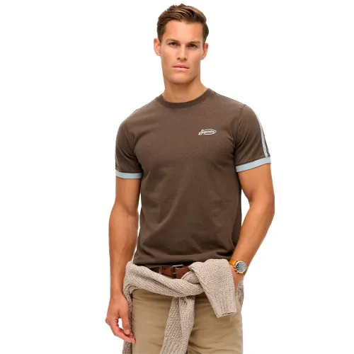 슈퍼드라이 Essential 로고 Retro St 반팔 티셔츠 141198034