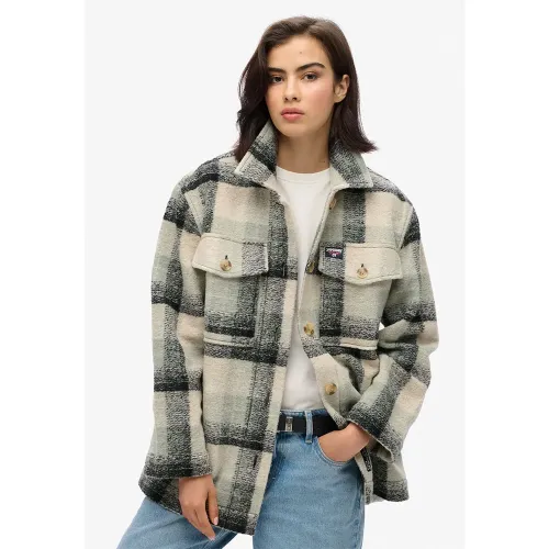 슈퍼드라이 Heavyweight Unlined 오버셔츠 141198094