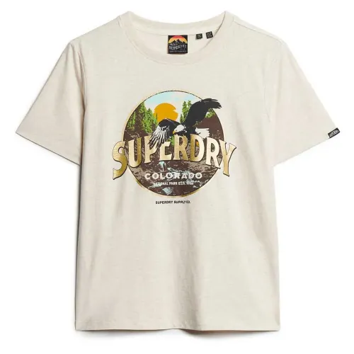 슈퍼드라이 Travel Souvenir Relaxed 반팔 티셔츠 141198331
