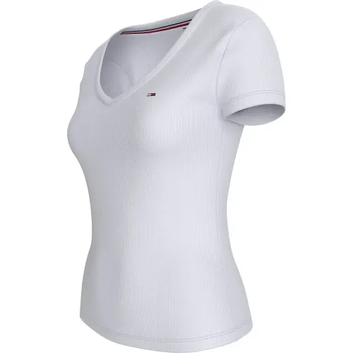 타미힐피거 DW0DW17385 반팔 V넥 티셔츠 141202587