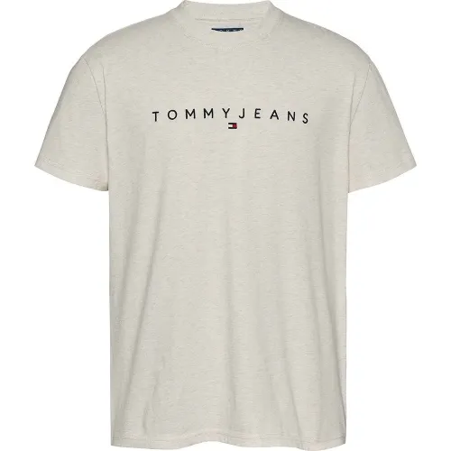 타미힐피거 Reg Linear 로고 반팔 티셔츠 141213691