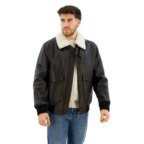 휴고 보스 Loran 10264624 가죽 자켓 141241742