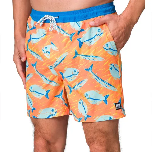 리프 Sorley Printed Ewaist 수영 반바지 141317622