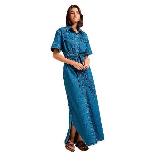 LEE Western 반팔 롱 원피스 141357775