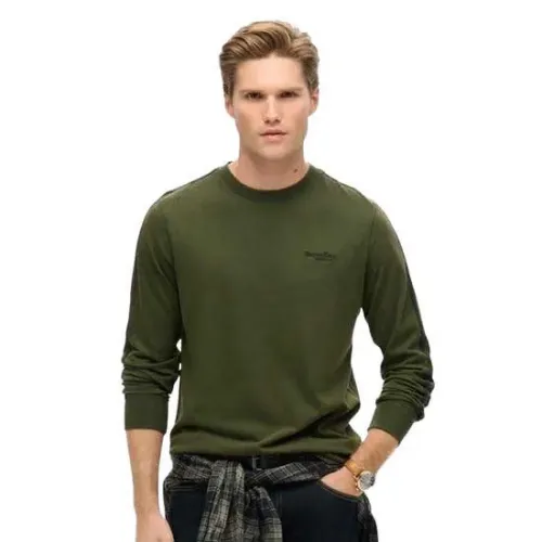 슈퍼드라이 에센셜 Logo Retro 긴팔 티셔츠 141398484