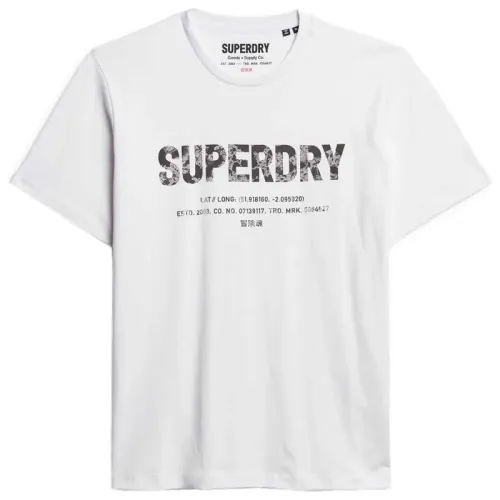 슈퍼드라이 Utility Sport 로고 반팔 티셔츠 141398564