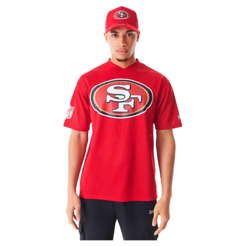 뉴에라 NFL Mesh San Francisco 49Ers 반팔 티셔츠 141414836