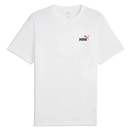 푸마 Ess 2 Color Small Nº1 로고 반팔 티셔츠 141465960