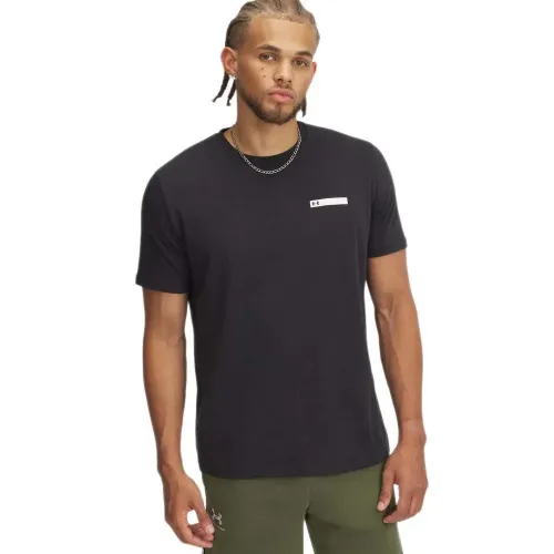 언더아머 Left Chest Strip 로고 반팔 티셔츠 141474844