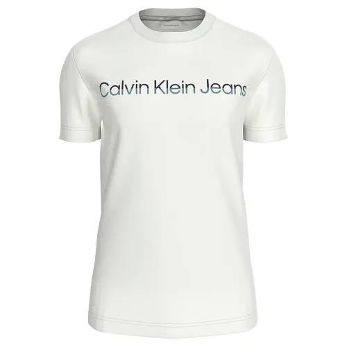 캘빈클라인 Two Tone Institutional 반팔 티셔츠 141475797