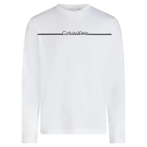 캘빈클라인 Split Line Logo 긴팔 티셔츠 141475995