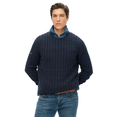 슈퍼드라이 클래식 Cable 스웨터 141483622