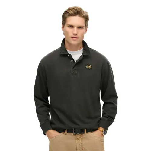 슈퍼드라이 Contrast Stitch 긴 소매 폴로 141483667