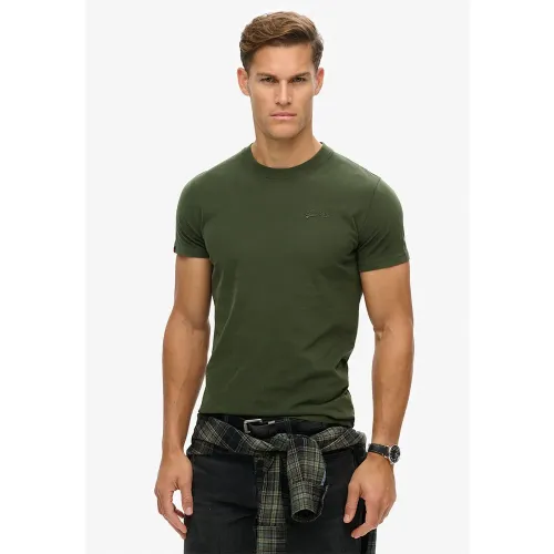 슈퍼드라이 Essential 로고 Emb 반팔 티셔츠 141483732