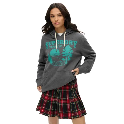 슈퍼드라이 Lo-Fi Outdoor 그래픽 후드티 141483780