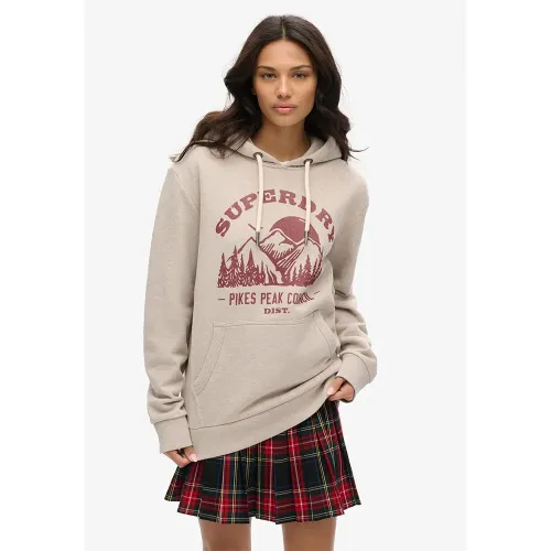 슈퍼드라이 Lo-Fi Outdoor 그래픽 후드티 141483782