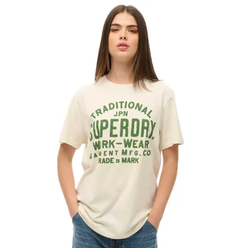 슈퍼드라이 Machined Goods Workwear 반팔 티셔츠 141483810