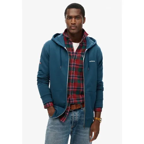 슈퍼드라이 Plain 풀지퍼 스웨터 141483892