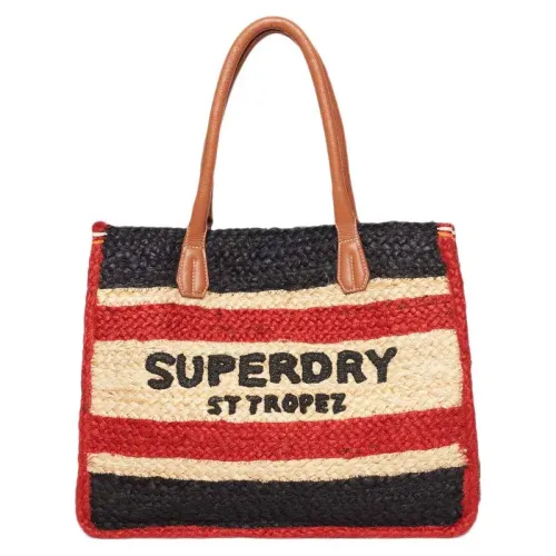 슈퍼드라이 Raffia Luxe 토트백 141483959