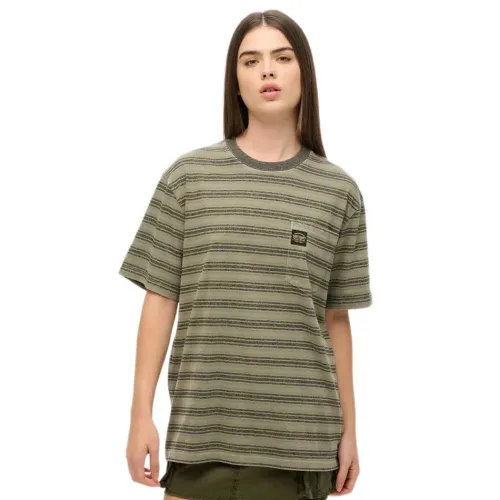 슈퍼드라이 Textured Pocket 반팔 티셔츠 141484049